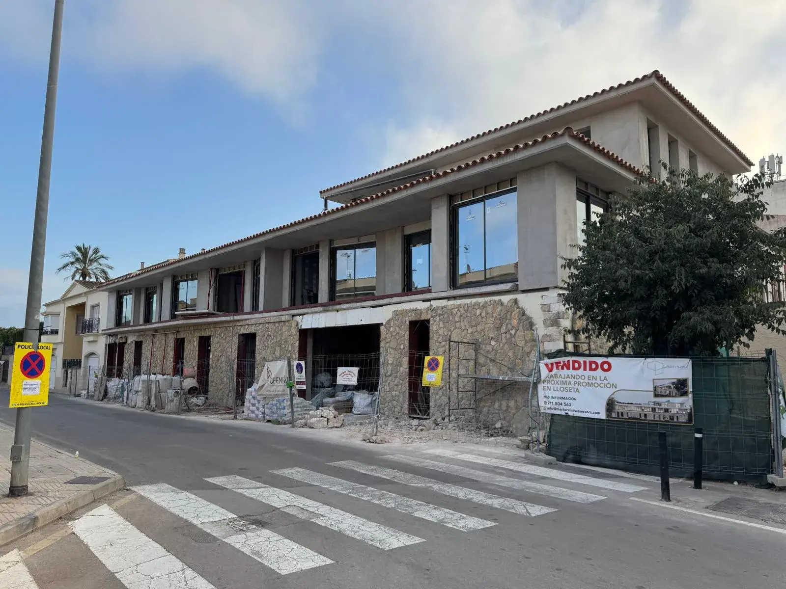 Edificio residencial de alto standing de 6 viviendas en construcción