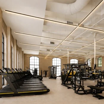 Sala de entrenamiento del gimnasio Bella Hora en Mallorca